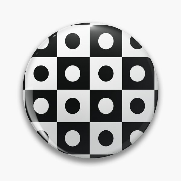 Item preview, Chequered black and white dots designed and sold by zcabask.