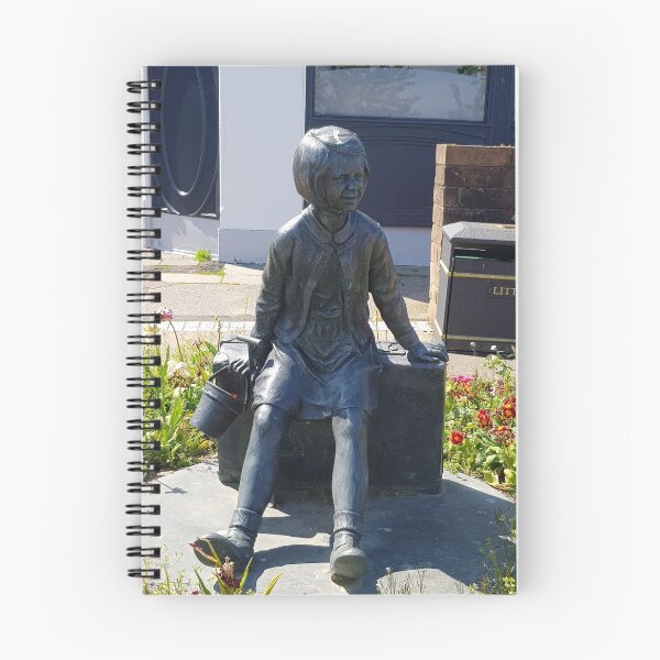 Item preview, Girl on a Suitcase' " wee Annie " , Sculpture Gourock Inverclyde designed and sold by Scottish Photography .