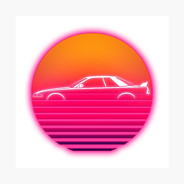 Nissan Skyline R32 Outrun Emblem Photographic Print For Sale By