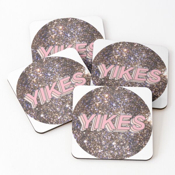 Item preview, Yikes glitter pink  designed and sold by Iamstar.