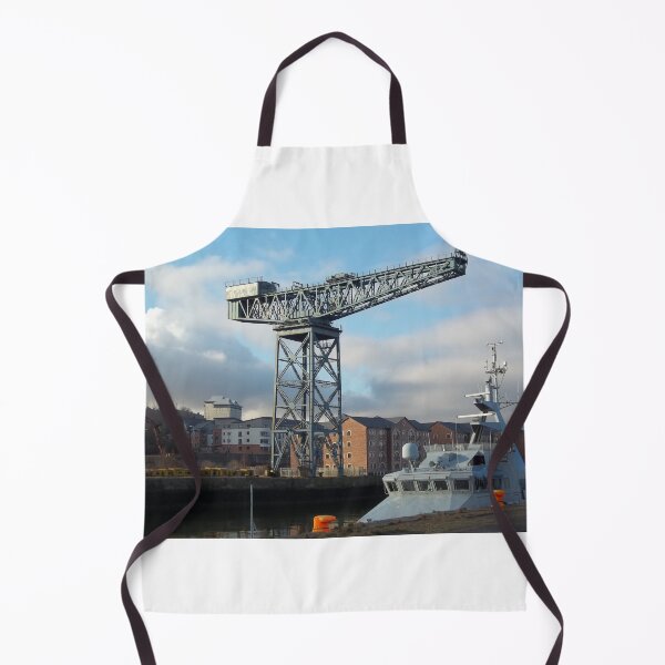 Item preview, James Watt Dock Greenock Inverclyde  with Crane and ship designed and sold by Scottish Photography .