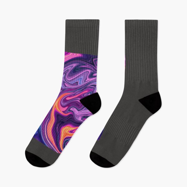 Item preview, psychedelic wave purple pattern  designed and sold by rangrafx.