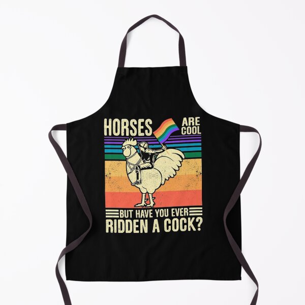 Item preview, Horses Are Cool but Have You Ever Ridde a Cock Vintage Retro designed and sold by jennife332.
