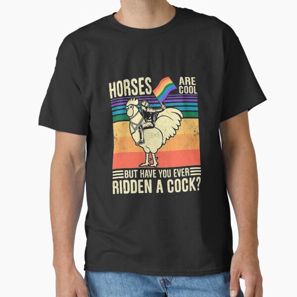 Item preview, Horses Are Cool but Have You Ever Ridde a Cock Vintage Retro   designed and sold by jennife332.