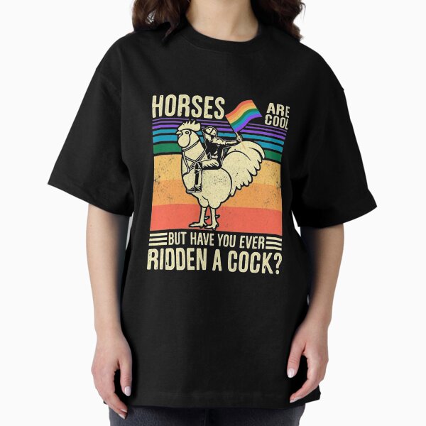 Item preview, Horses Are Cool but Have You Ever Ridde a Cock Vintage Retro   designed and sold by jennife332.