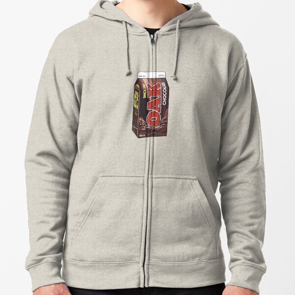 oak choccy milk Zipped Hoodie