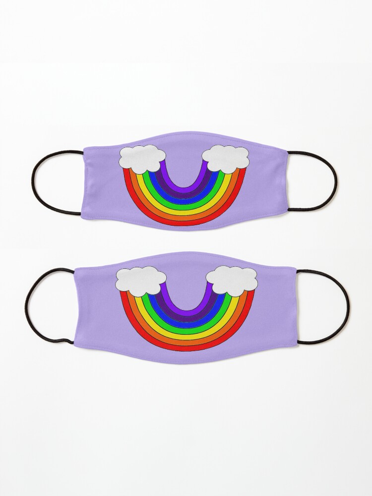 Alternate view of Rainbow Smile Mask