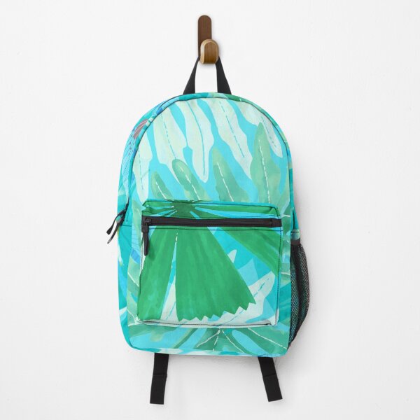 Item preview, Abstract teal Aloha Tropical Foliage Botanical Garden Pattern designed and sold by UtArt.