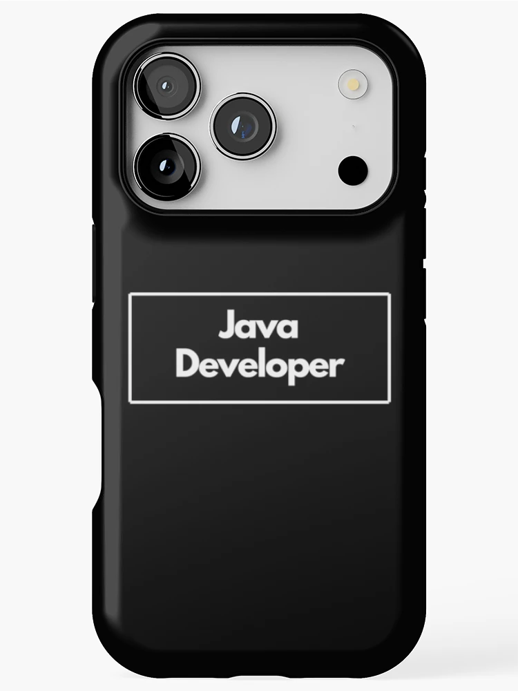 Thumbnail 1 of 4, iPhone Case, Java Developer designed and sold by BalfrogClothing.