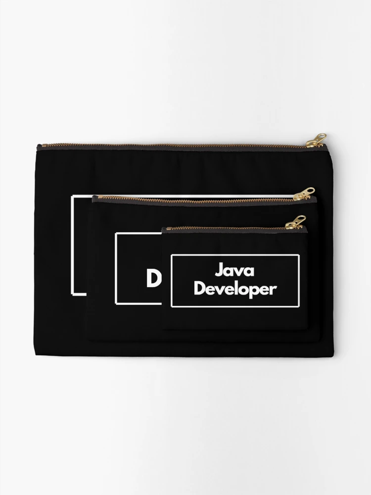 Thumbnail 2 of 4, Zipper Pouch, Java Developer designed and sold by BalfrogClothing.