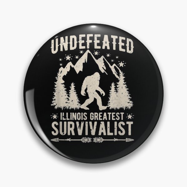 Item preview, Illinois Undefeated Survivalist Bigfoot in the Woods  designed and sold by jennife332.