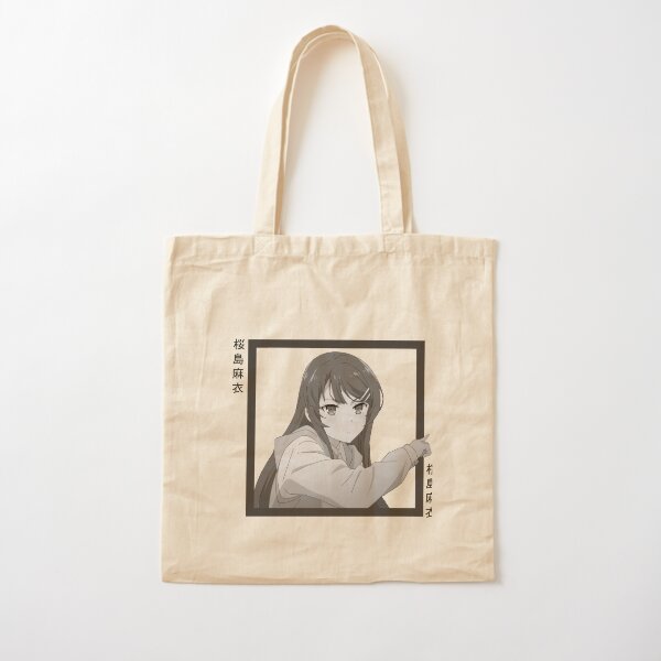 Bunny Girl Senpai Mai Box Cotton Tote Bag