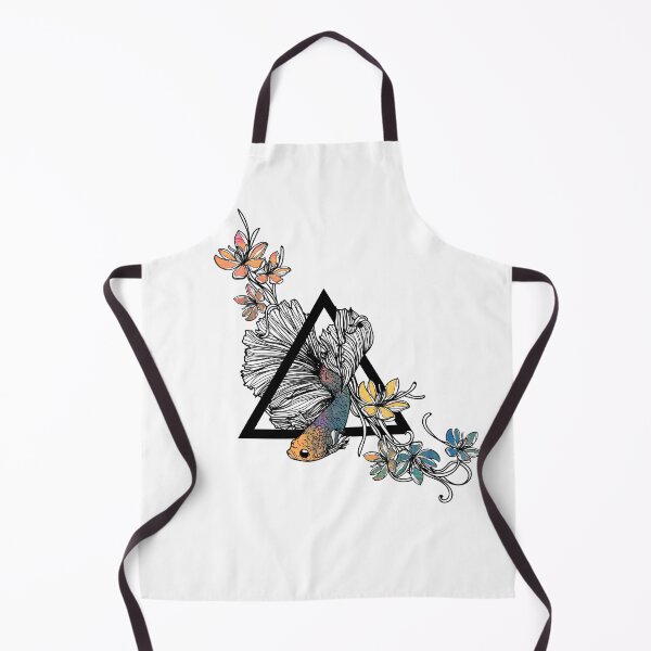 Item preview, Siamese Fighting Fish - Floral Graphic designed and sold by S-H-Designs.