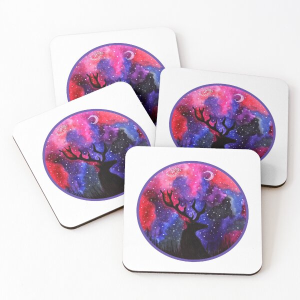 Item preview, Deer and starry sky designed and sold by klabukova-y.