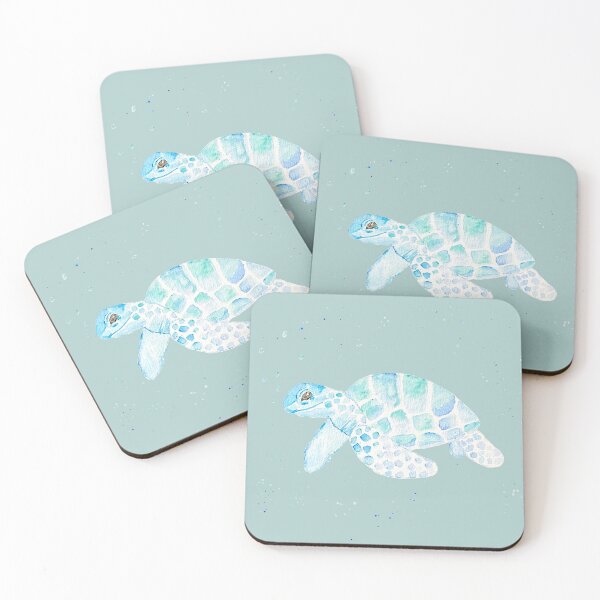 Item preview, Sea Turtle (Pale Aqua) designed and sold by ErinGArt.