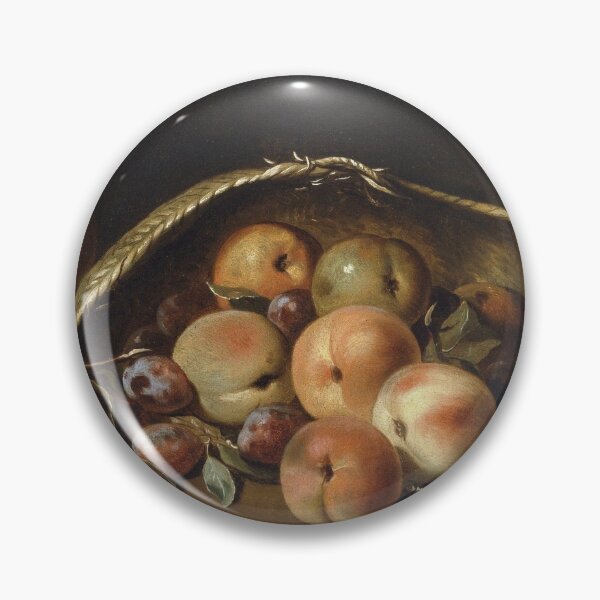 Item preview, Camprobin, Pedro De - Basket With Peaches And Plums designed and sold by artcenter.