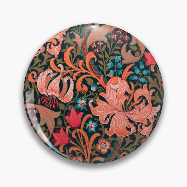 Artikelvorschau, IRIS UND LILIE ROT BLAU ROSA BLUMEN, BRAUNE BLÄTTER Jugendstil Blumenwirbel entworfen und verkauft von BulganLumini.