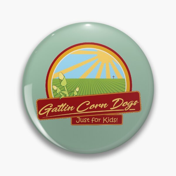 Item preview, Gatlin Corn Dogs Logo designed and sold by PrintStopStudio.