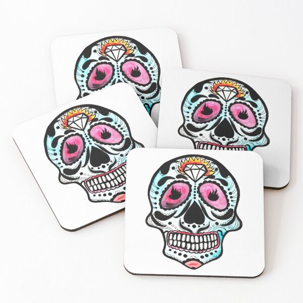 Item preview, Skull of Santa Muerte designed and sold by klabukova-y.