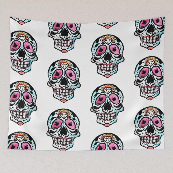 Item preview, Skull of Santa Muerte designed and sold by klabukova-y.