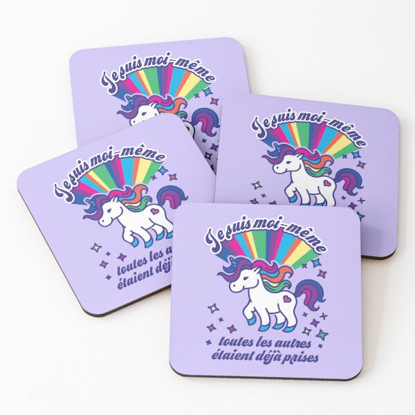 Item preview, Yuni the unicorn walking steadily under a starry rainbow designed and sold by TokiPY.