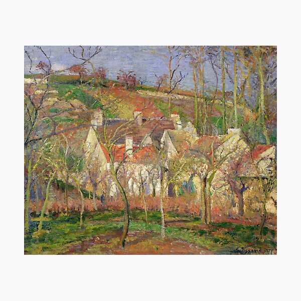 Item preview, Camille Pissarro - The Red Roofs, Or Corner Of A Village, Winter designed and sold by artcenter.