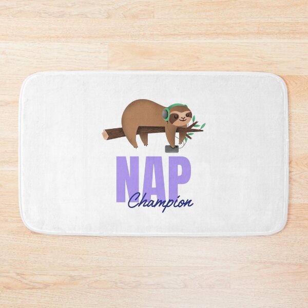 Item preview, NAP Champion - Sloth is sleeping designed and sold by Shirtilike.