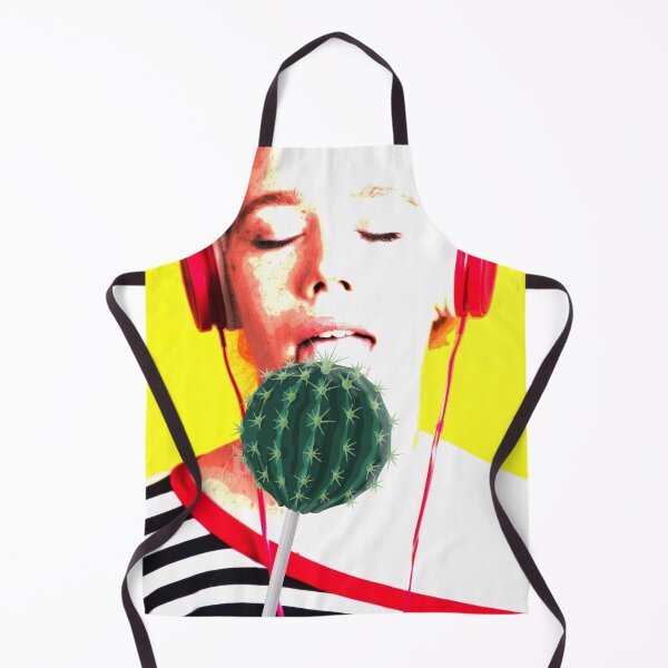 Item preview, Cactus Lollipop ~ Girl with Headphones designed and sold by SoccaTamam.