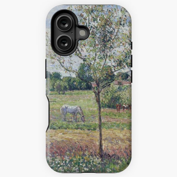 Item preview, Camille Pissarro - The Meadow With A Horse, Cloudly Weather, Eragny, 1893 designed and sold by artcenter.