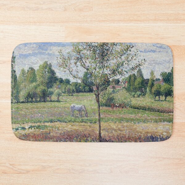 Item preview, Camille Pissarro - The Meadow With A Horse, Cloudly Weather, Eragny, 1893 designed and sold by artcenter.