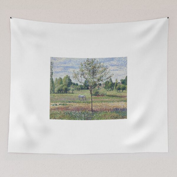Item preview, Camille Pissarro - The Meadow With A Horse, Cloudly Weather, Eragny, 1893 designed and sold by artcenter.