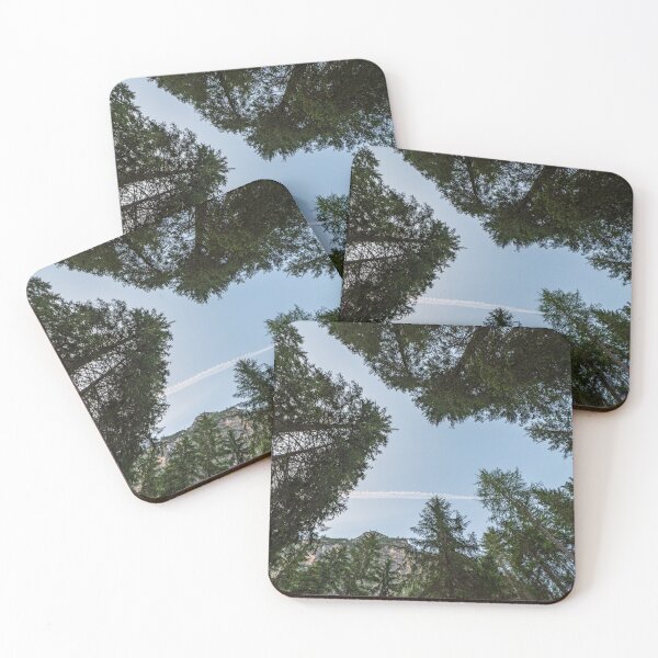 Item preview, Looking upwards you can see a blue sky among the tall trees designed and sold by brambillasimone.