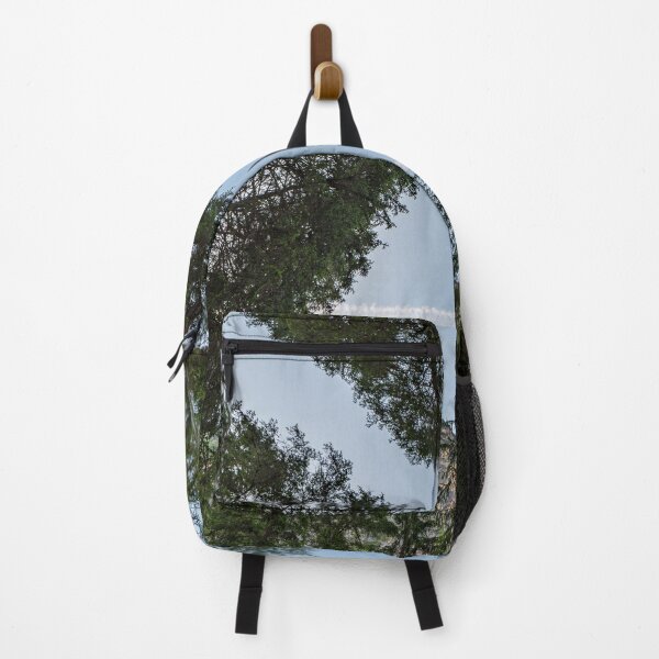 Item preview, Looking upwards you can see a blue sky among the tall trees designed and sold by brambillasimone.