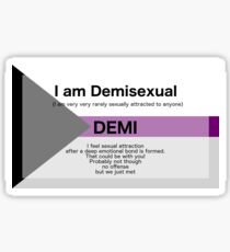 Pegatina Demisexual