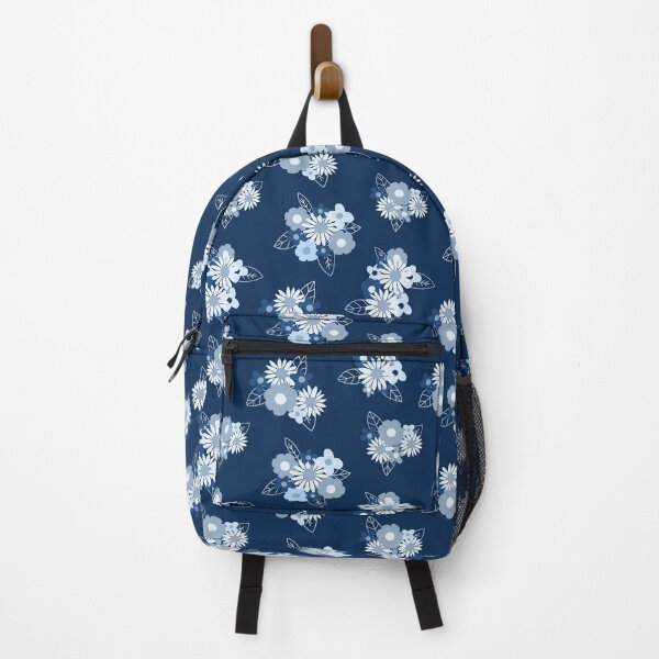 Item preview, Floral Burst \\ Classic Blue designed and sold by The Wellington Boot.