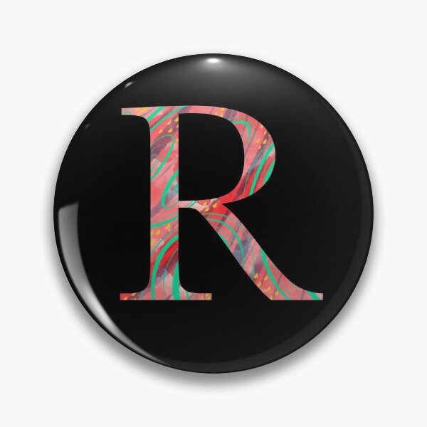 Item preview, ‘R’ Monogram Initials Lettering designed and sold by misterletterman.