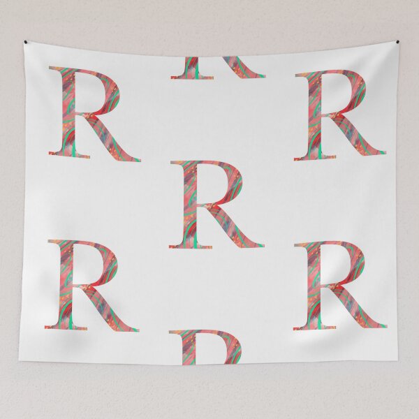 Item preview, ‘R’ Monogram Initials Lettering designed and sold by misterletterman.