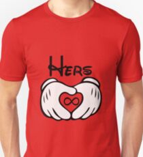 Mickey G-l-o-v-e Couple Shirt Unisex T-Shirt
