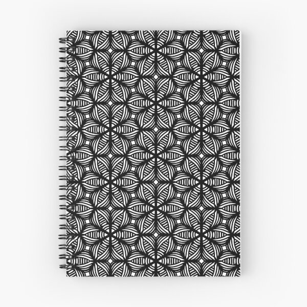 Item preview, Hexa Grid Linear Art Stars Pattern GC-036-01 designed and sold by GraphicCharms.