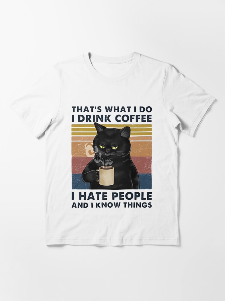 i hate people cat shirt