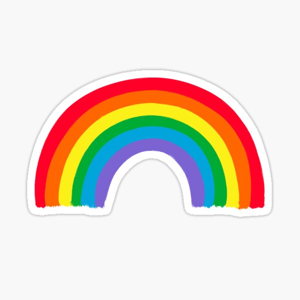 Item preview, Rainbow on White Background  designed and sold by OneThreeSix.