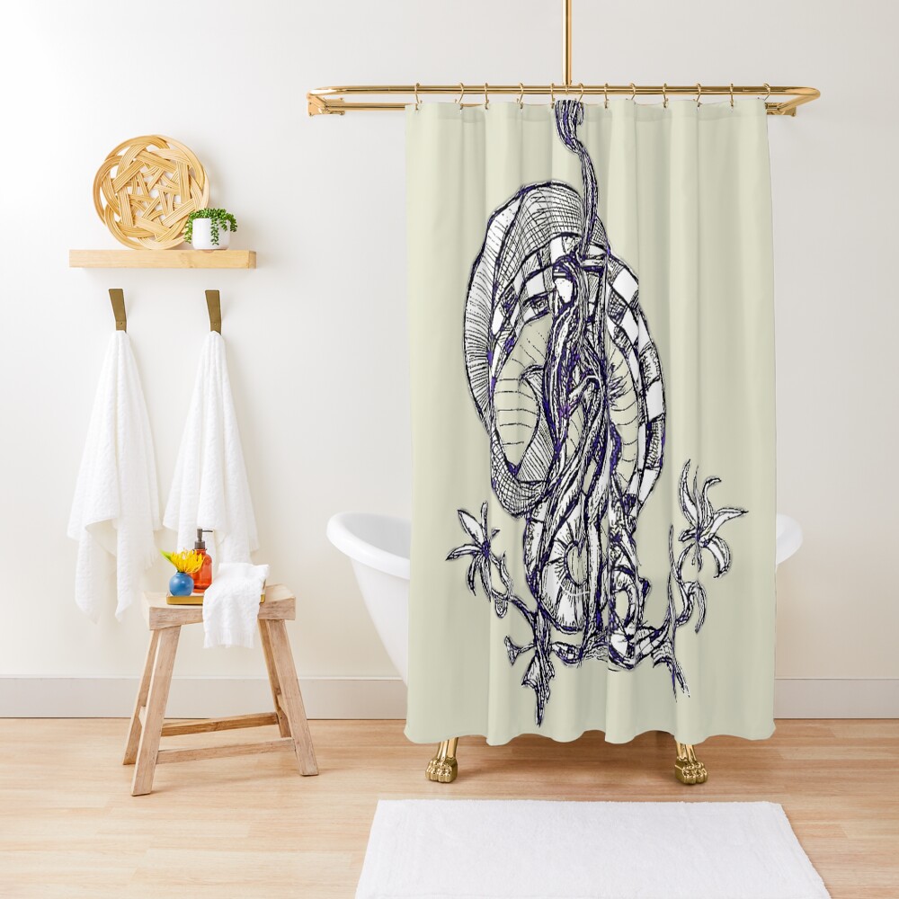 LittleTScribble#13 Shower Curtain
