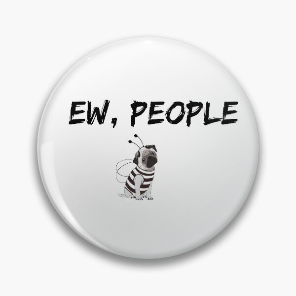 Item preview, Ew people dog quarantined 2020 gift, funny lockdown illustration  designed and sold by Artysneak.
