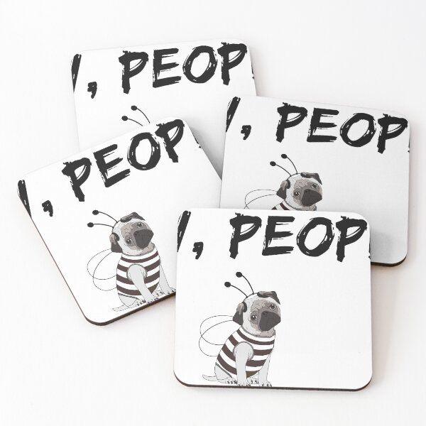 Item preview, Ew people dog quarantined 2020 gift, funny lockdown illustration  designed and sold by Artysneak.