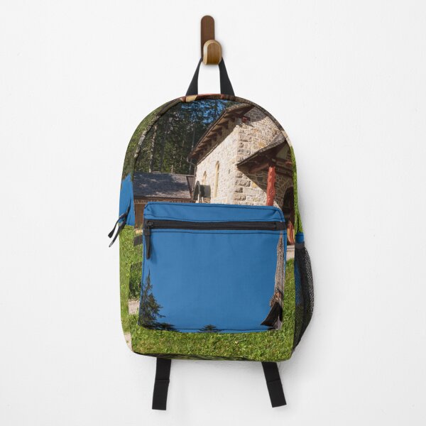 Item preview, Small church surrounded by nature under the Seekofel designed and sold by brambillasimone.