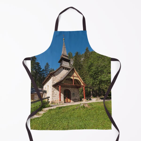 Item preview, Small church surrounded by nature under the Seekofel designed and sold by brambillasimone.