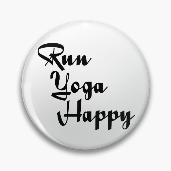 Item preview, Run Happy Yoga designed and sold by PhilHewitt.