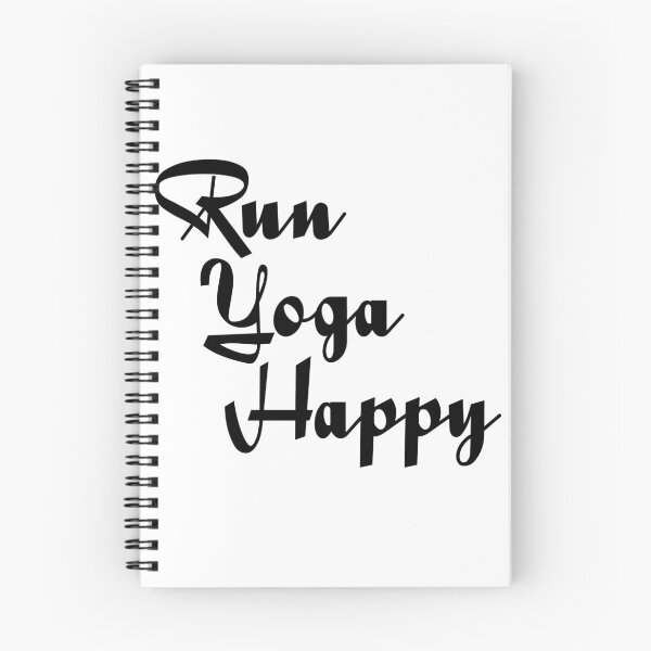 Item preview, Run Happy Yoga designed and sold by PhilHewitt.