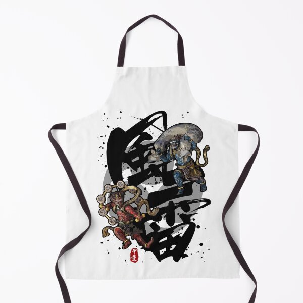 Item preview, Fujin Raijin Calligraphy kanji designed and sold by Takeda-art.