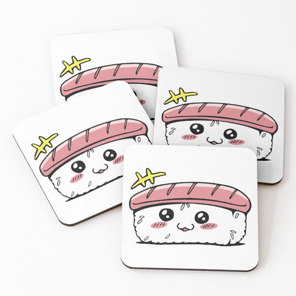 Item preview, Cute prawn Kawaii sushi  designed and sold by asmmdesign.